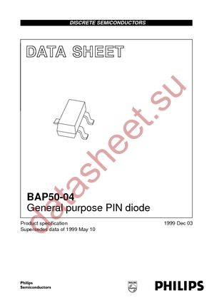BAP50-04 T/R datasheet  